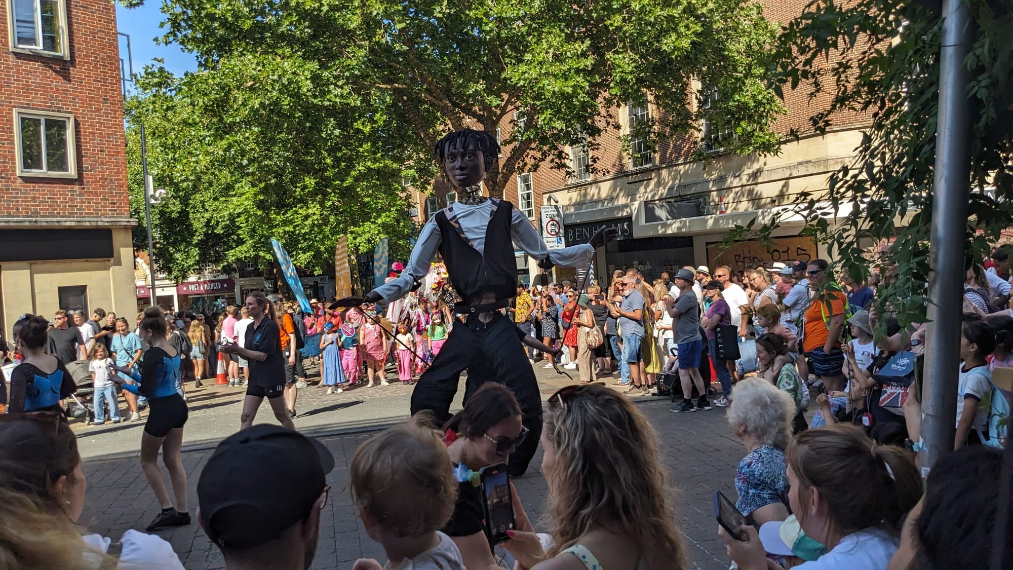 Manny - a large street puppet