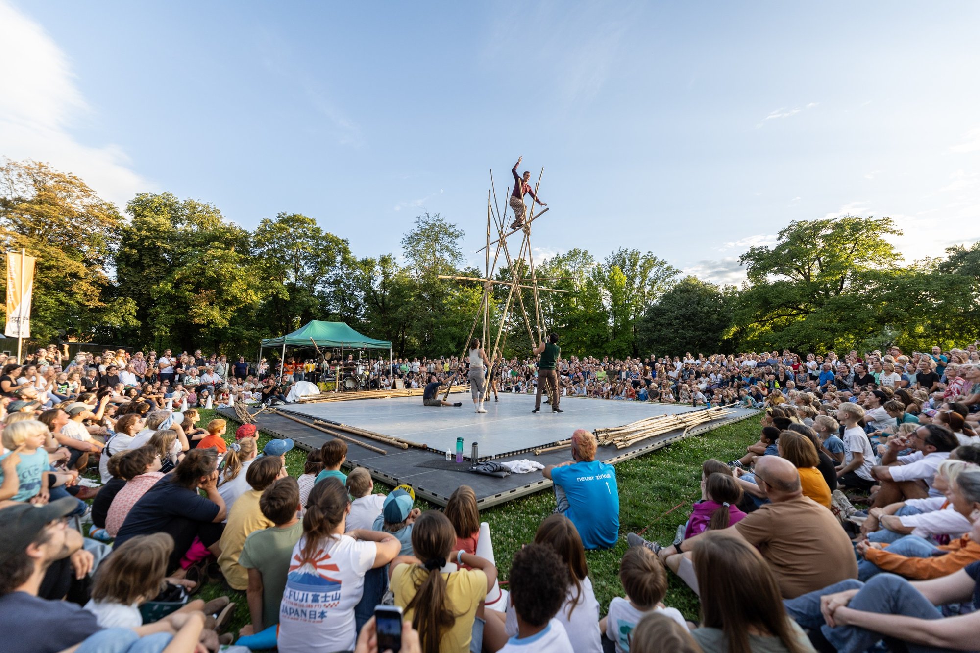 BAMBOO performing acrobatics
