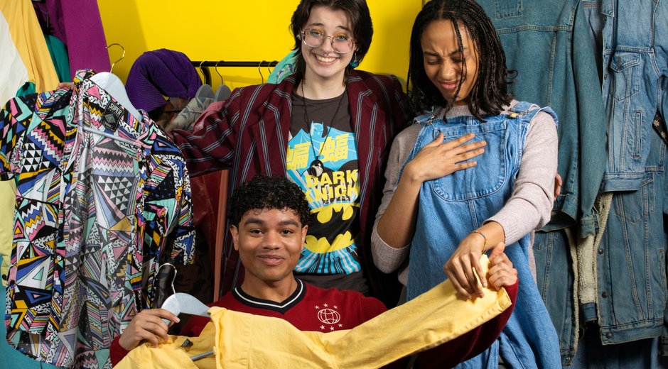 The cast of Clothes Swap