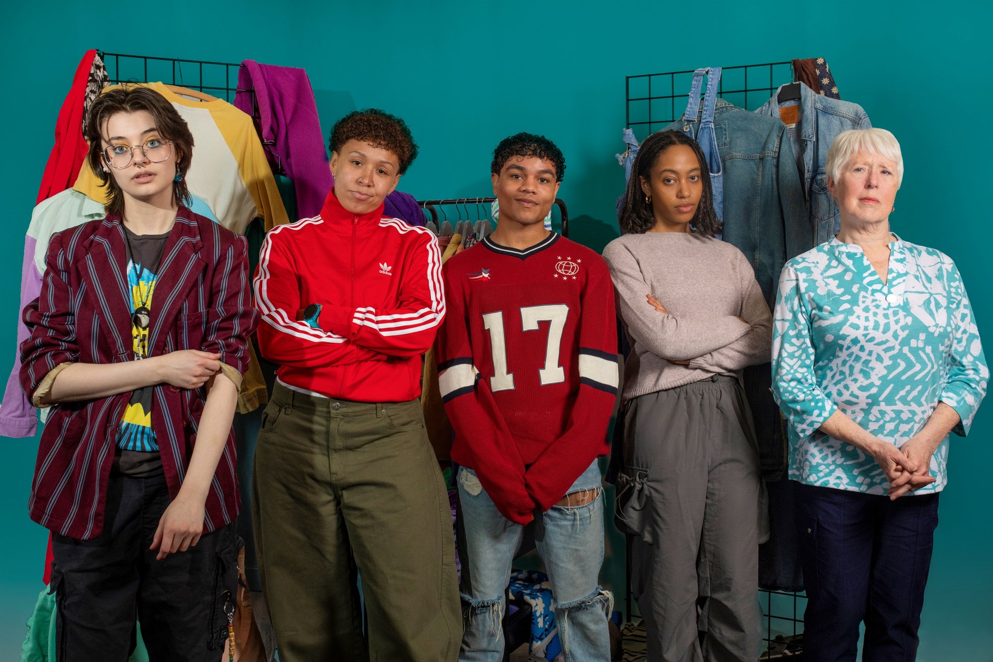 The cast of Clothes Swap