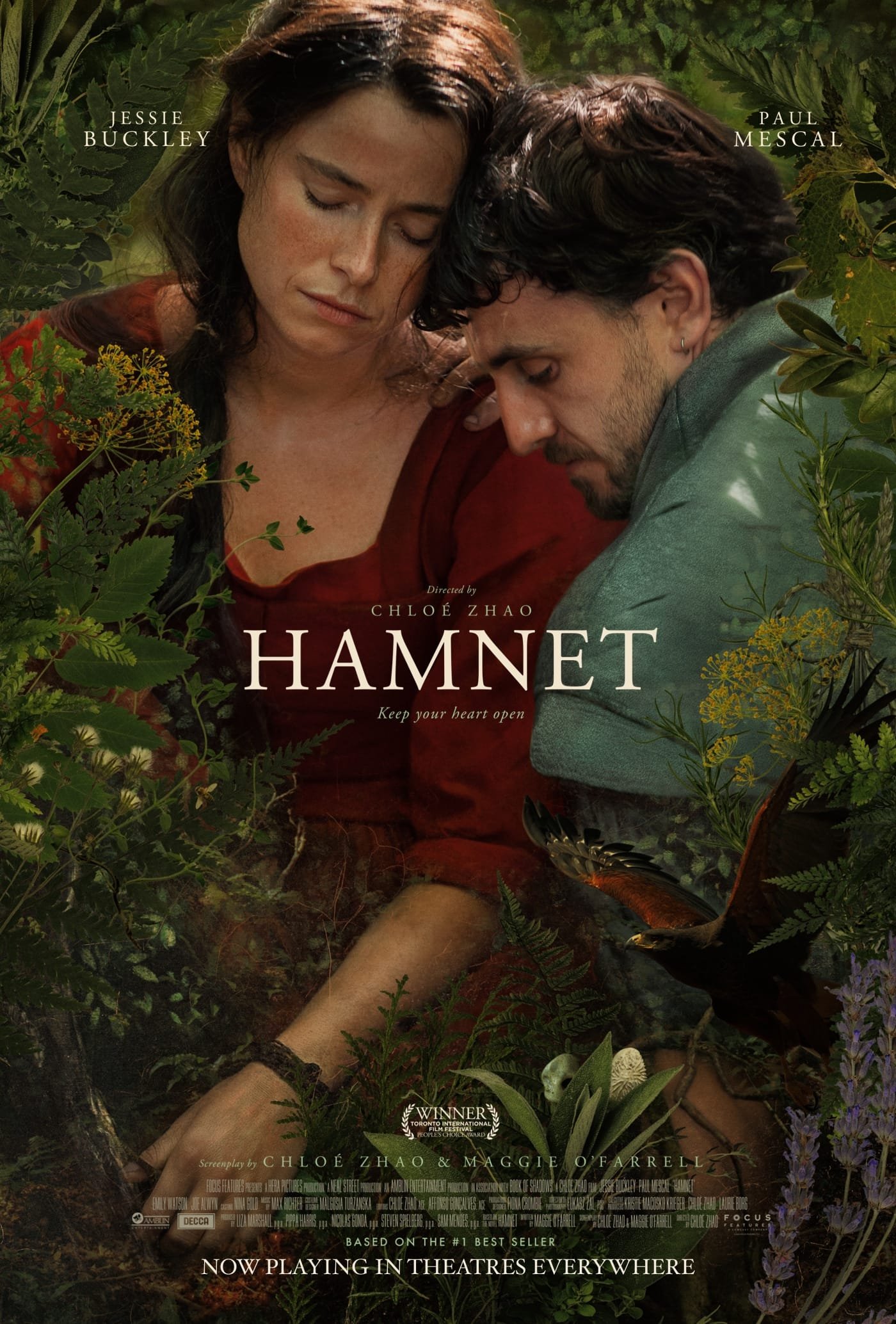 Agnes and William together in a forest