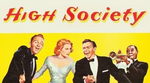 The film poster for the 1956 movie - High Society