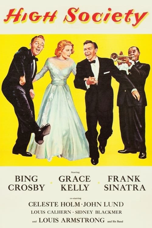 The film poster for the 1956 movie - High Society