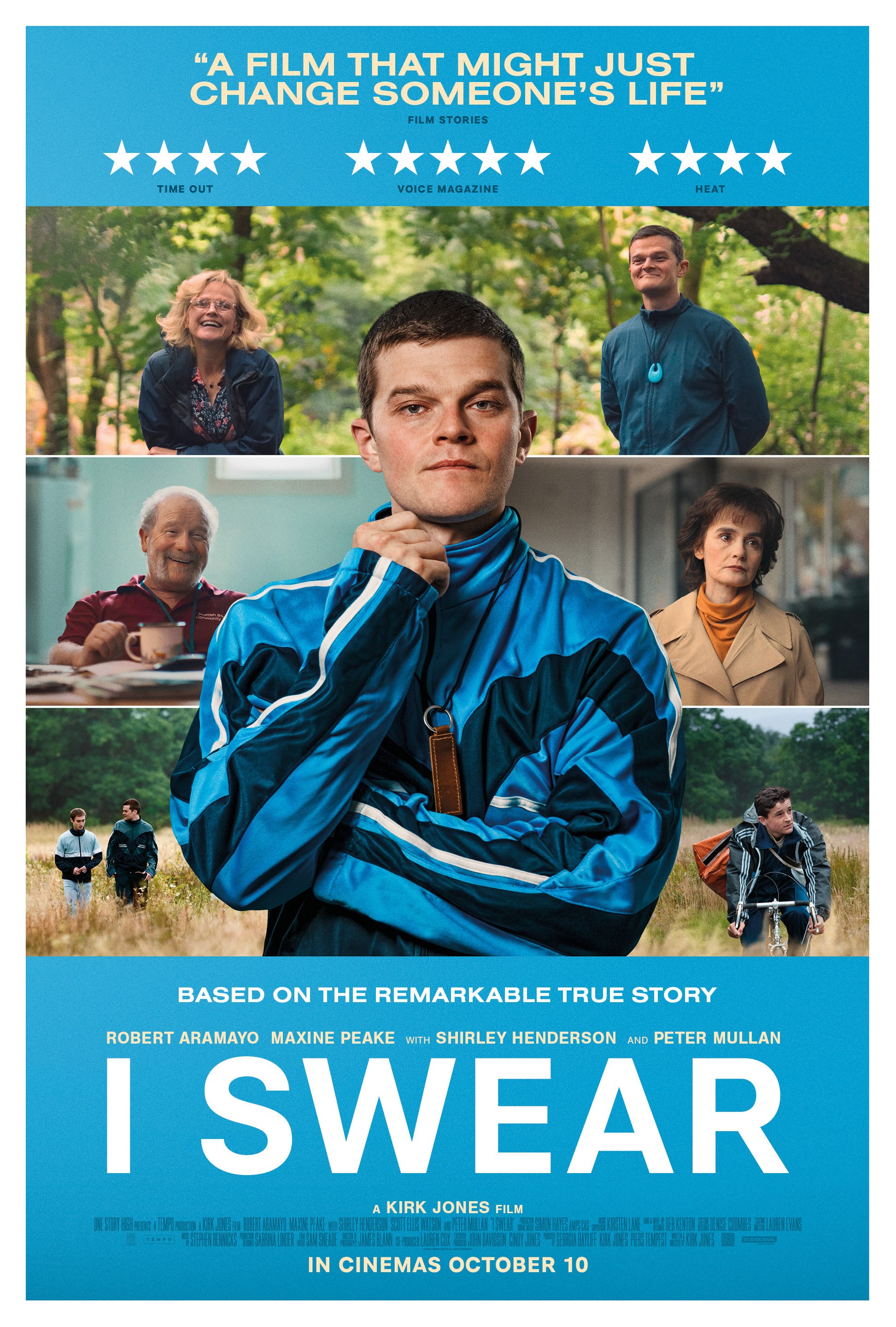 The movie poster for I swear