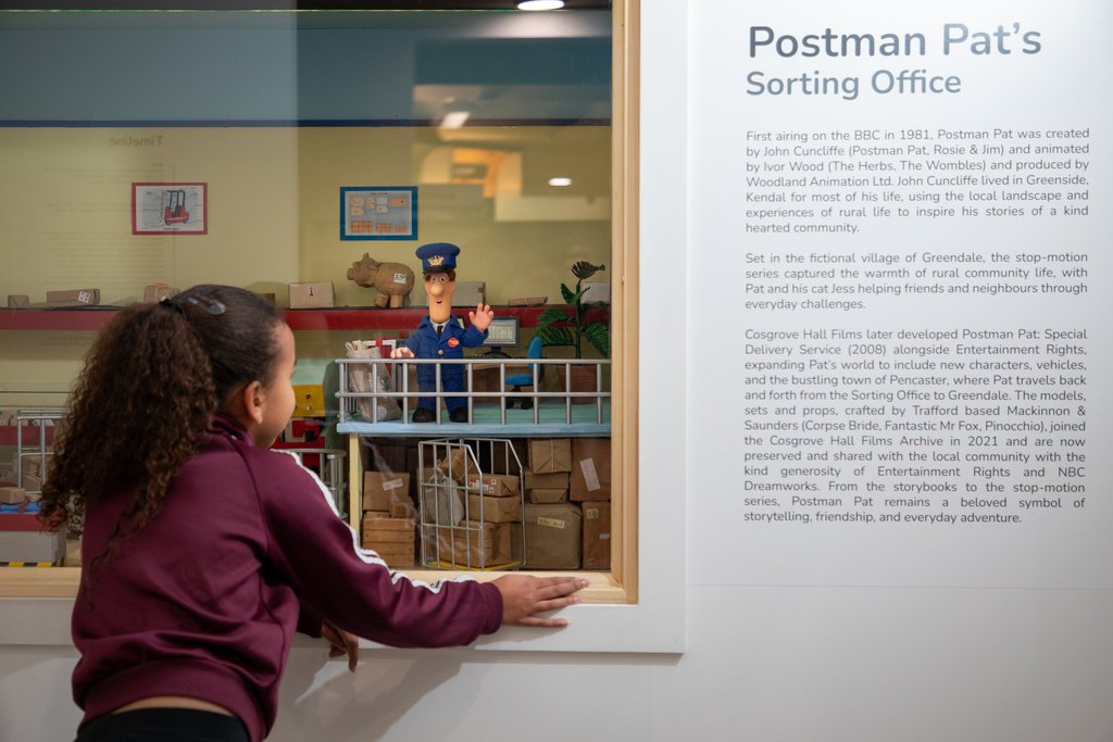 Postman Pat's Sorting Office at Cosgrove Hall Films Archive c. Jason Lock