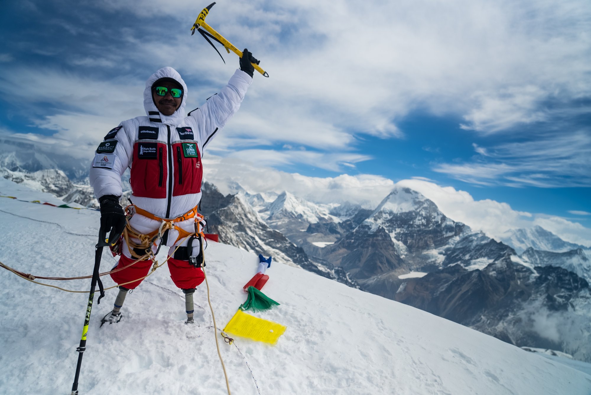 Hari on Mount Everest.