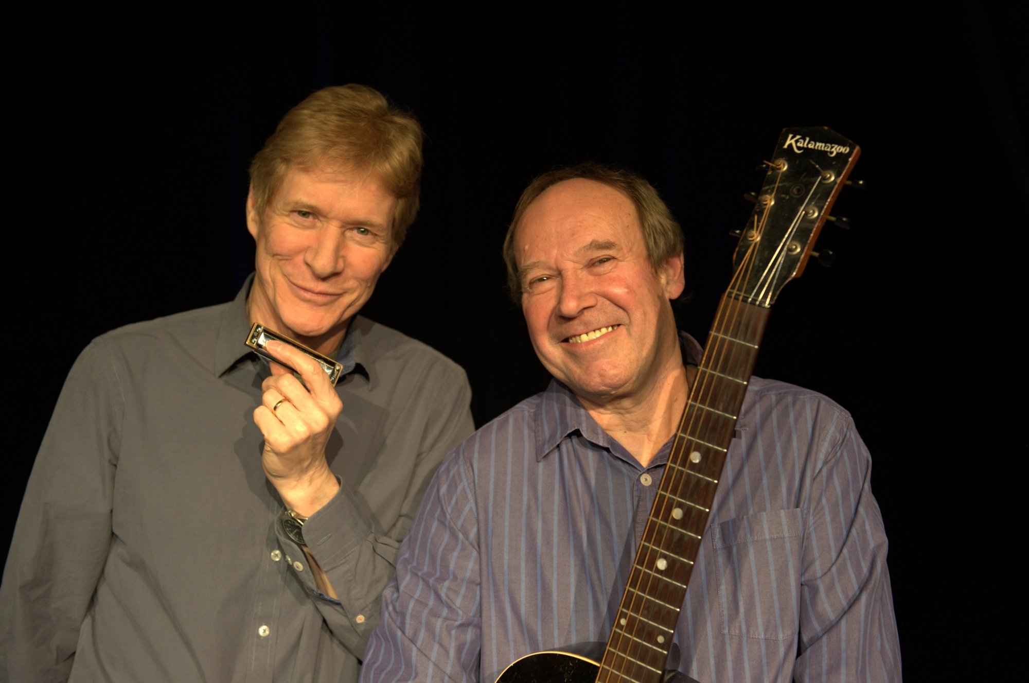 Paul Jones and Dave Kelly looking optimistic about the future