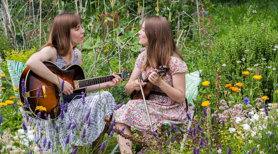 The Carrivick Sisters - Playing in Meadow 1