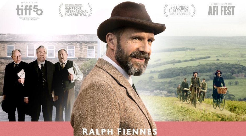 The Choral film poster featuring Ralph Fiennes
